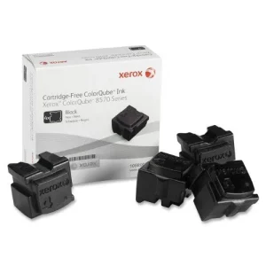 New, Pre-Owned - Xerox ColorQube 8570 / 8580 Black Solid Ink Pack (4 Sticks) (108R00930)