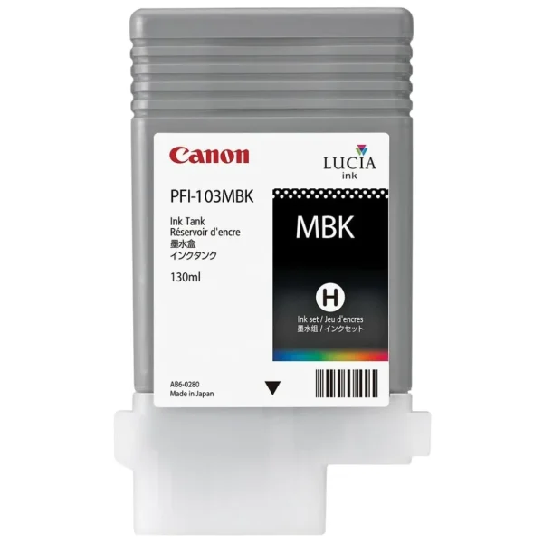 New, Pre-Owned - Canon PFI-103 Matte Black Ink Cartridge