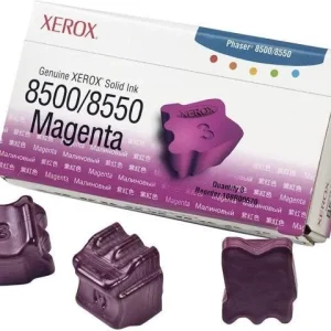 New, Pre-Owned - Xerox Solid Ink 8500/8550 Magenta (3 sticks) (108R00670)