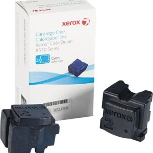 New, Pre-Owned - Xerox ColorQube 8570 / 8580 Cyan Solid Ink Pack (2 Sticks) (108R00926) (108R00946)