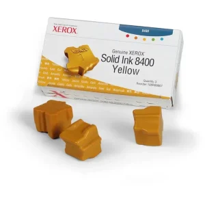 New, Pre-Owned - Xerox Solid Ink 8400 Yellow (3 sticks) (108R00607)