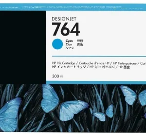 New, Pre-Owned - HP 764 300-ml Cyan Designjet Ink Cartridge | C1Q13A