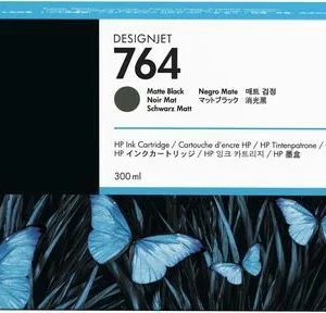 New, Pre-Owned - HP 764 300-ml Matte Black Designjet Ink Cartridge | C1Q16A