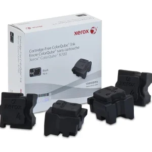 New, Pre-Owned - Xerox Solid Ink 8700 Black (4 sticks) (108R00994)