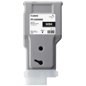 New, Pre-Owned - Canon PFI-206 300mL Matte Black Ink Cartridge