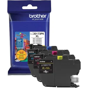 New, Pre-Owned - Brother LC3017 Cyan, Magenta, Yellow Ink Cartridge
