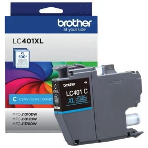 New, Pre-Owned - Brother LC401XL High Yield Cyan Ink Cartridge