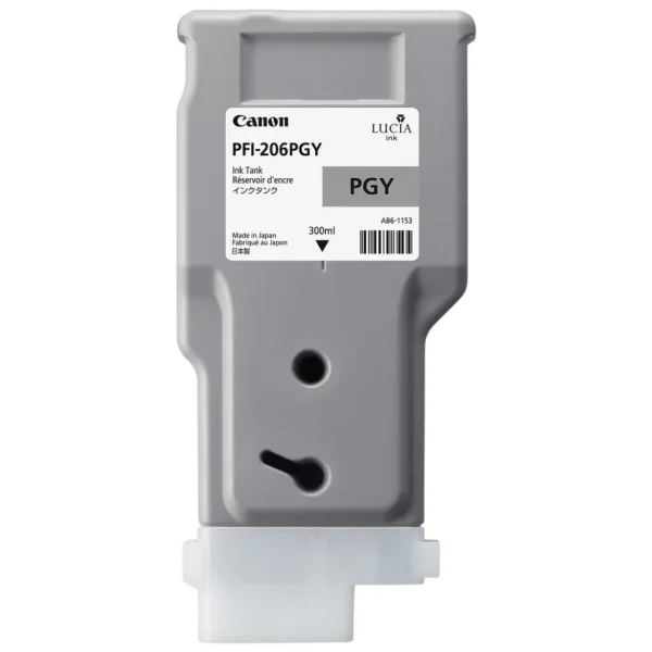 New, Pre-Owned - Canon PFI-206 300mL Photo Gray Ink Cartridge