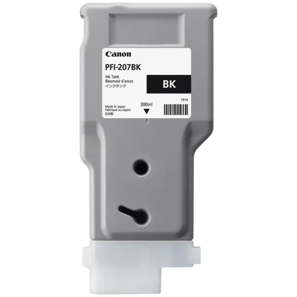New, Pre-Owned - Canon PFI-207 300mL Black Ink Cartridge