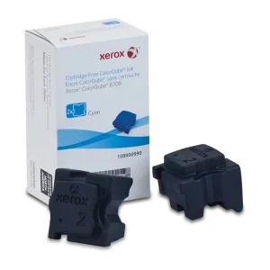 New, Pre-Owned - Xerox Solid Ink 8700 Cyan (2 sticks) (108R00990) (108R01010)