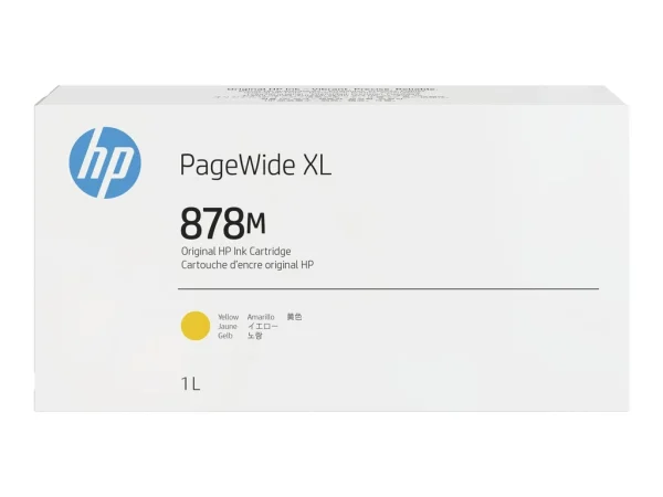New, Pre-Owned - HP 878M 1-liter Yellow PageWide XL Ink Cartridge (312Z7A)
