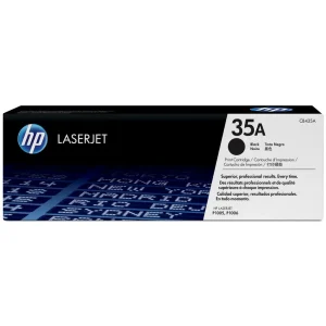 New, Pre-Owned - HP 35A Standard Yield Black LaserJet Toner Cartridge, CB435A