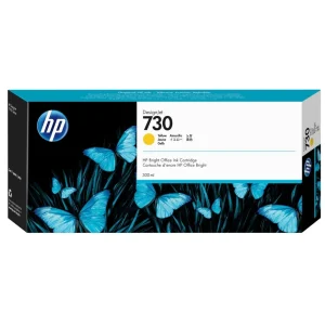 New, Pre-Owned - HP 730 300-ml (P2V70A) Yellow Ink Cartridge