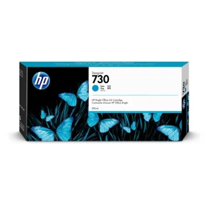 New, Pre-Owned - HP 730 300-ml (P2V68A) Cyan Ink Cartridge