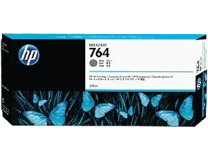 New, Pre-Owned - HP 764 300-ml Gray Designjet Ink Cartridge | C1Q18A