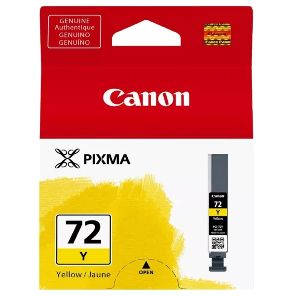 New, Pre-Owned - Canon PGI-72 Yellow Ink Cartridge