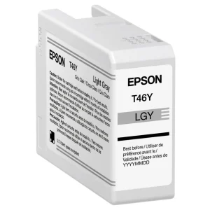 New, Pre-Owned - Epson T46Y9 Light Gray Standard Yield Ink Cartridge