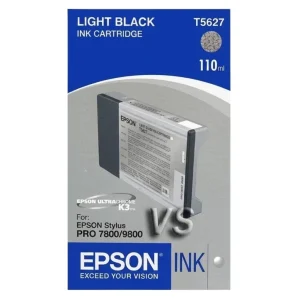 New, Pre-Owned - Epson T5627 Light Black 110ml Ink Cartridge