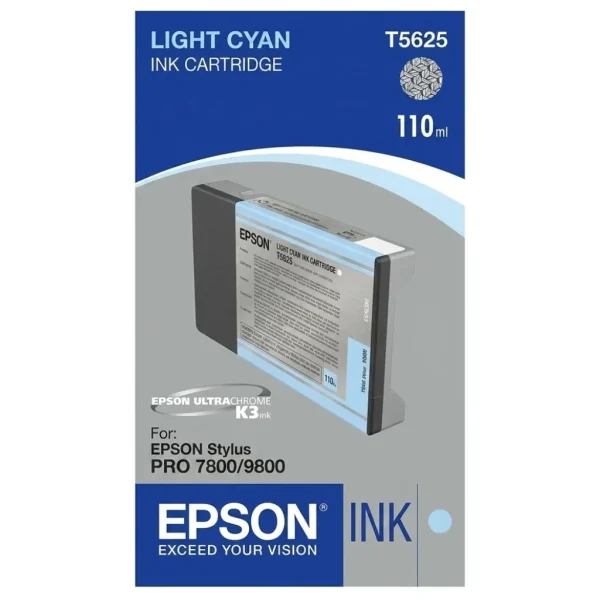 New, Pre-Owned - Epson T5625 Light Cyan 110ml Ink Cartridge