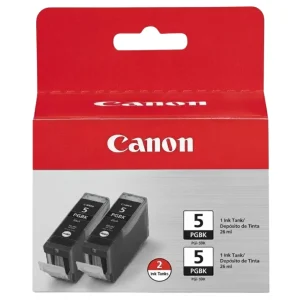 New, Pre-Owned - Canon PGI-5BK 2 Black Ink Cartridge (PGI5BK) - 0628B009