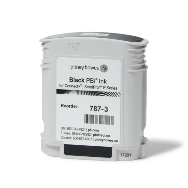 New, Pre-Owned - Pitney Bowes 787-3 Black Ink Cartridge