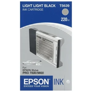 New, Pre-Owned - Epson T5639 Light Light Black Ink Cartridge