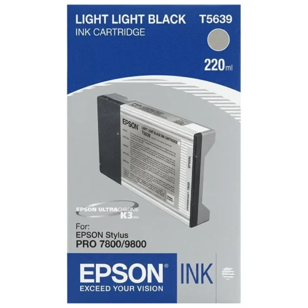 New, Pre-Owned - Epson T5639 Light Light Black Ink Cartridge