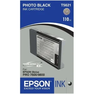 New, Pre-Owned - Epson T5621 Photo Black 110ml Ink Cartridge