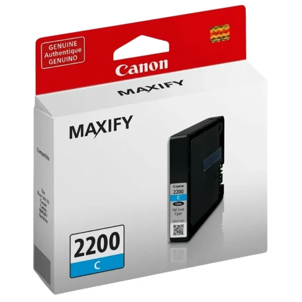 New, Pre-Owned - Canon PGI-2200 Cyan Ink Cartridge (9304B001)