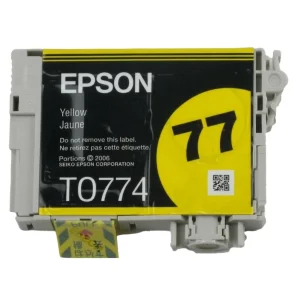 New, Pre-Owned - Epson 77 (T0774) Yellow Ink Cartridge