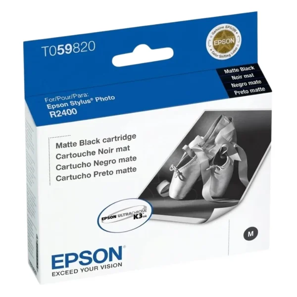 New, Pre-Owned - Epson 59 (T059820) Matte Black Ink Cartridge