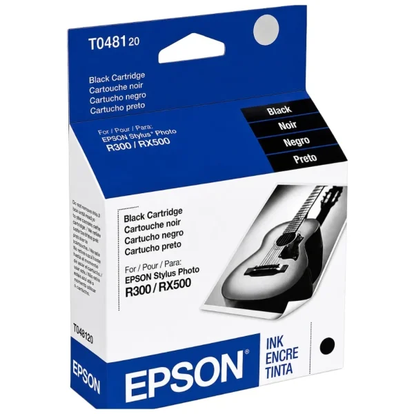 New, Pre-Owned - Epson (T048) Black Ink Cartridge, T048120