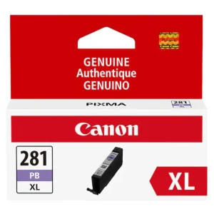 New, Pre-Owned - Canon CLI-281XL High Yield Photo Blue Ink Cartridge