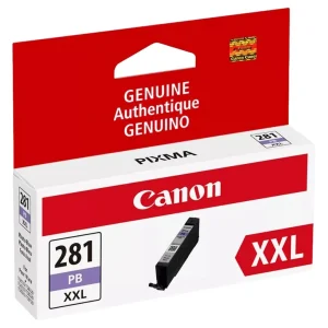 New, Pre-Owned - Canon CLI-281XXL Extra High Yield Photo Blue Ink Cartridge