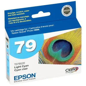 New, Pre-Owned - Epson 79 Light Cyan (T0795) Ink Cartridge