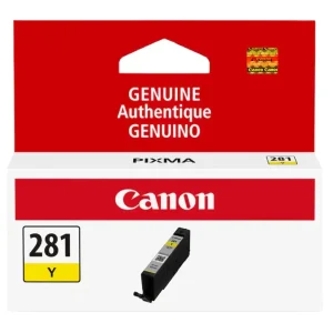New, Pre-Owned - Canon CLI-281 Standard Yield Yellow Ink Cartridge