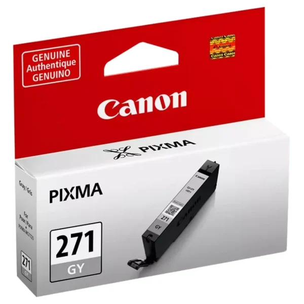 New, Pre-Owned - Canon CLI-271 Standard Yield Gray Ink Cartridge