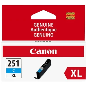 New, Pre-Owned - Canon CLI-251XL Cyan Ink Cartridge