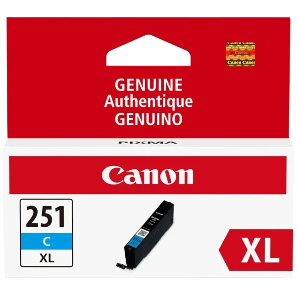 New, Pre-Owned - Canon CLI-251XL Cyan Ink Cartridge