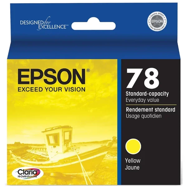 New, Pre-Owned - Epson 78 (T078420) Yellow Ink Cartridge