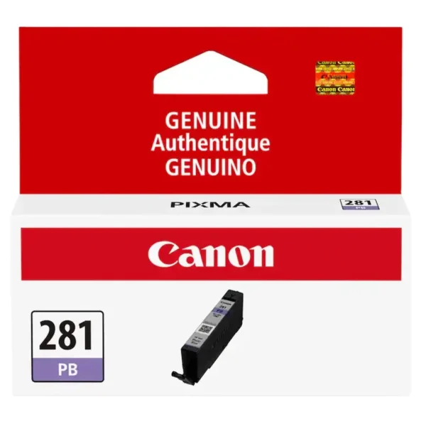 New, Pre-Owned - Canon CLI-281 Standard Yield Photo Blue Ink Cartridge