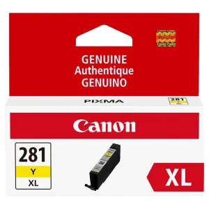 New, Pre-Owned - Canon CLI-281XL High Yield Yellow Ink Cartridge