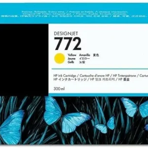 New, Pre-Owned - HP 772 300-ml Yellow DesignJet Ink Cartridge, CN630A
