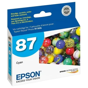 New, Pre-Owned - Epson 87 (T0872) Cyan Ink Cartridge