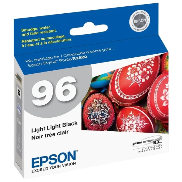 New, Pre-Owned - Epson 96 (T0969) Light Light Black Ink Cartridge