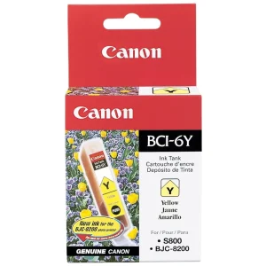 New, Pre-Owned - Canon BCI-6 Yellow Ink Cartridge