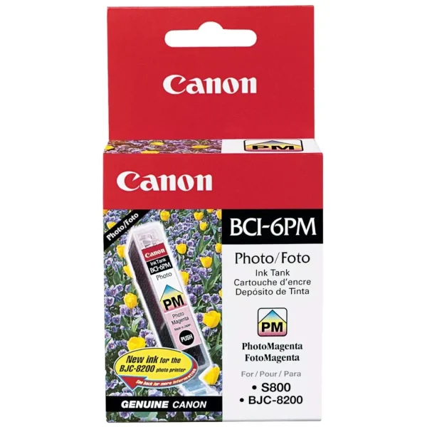 New, Pre-Owned - Canon BCI-6 Photo Magenta Ink Cartridge
