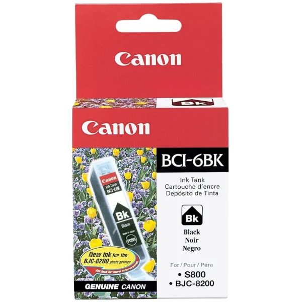 New, Pre-Owned - Canon BCI-6 Black Ink Cartridge