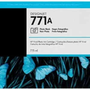 New, Pre-Owned - HP 771A 775-ml (B6Y21A) Photo Black Standard Yield Ink Cartridge