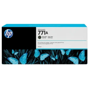 New, Pre-Owned - HP 771A 775-ml (B6Y15A) Matte Black Standard Yield Ink Cartridge